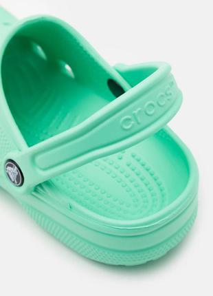 Крокс класік клог мьятні crocs classic clog mint/green9 фото