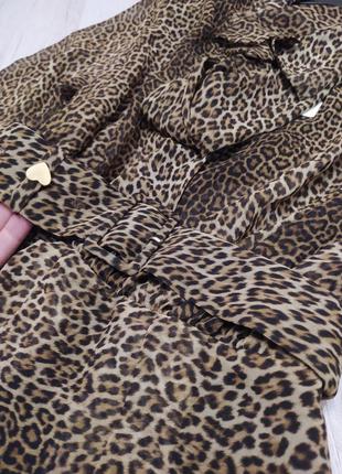 Красиве плаття з анімалістичним (леопардовим) принтом від zara5 фото