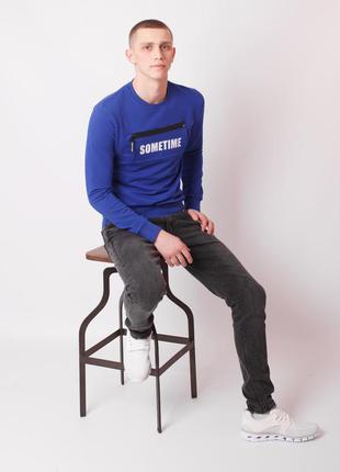 Реглан мужской с принтом хлопковый турция david gerenzo ls0342