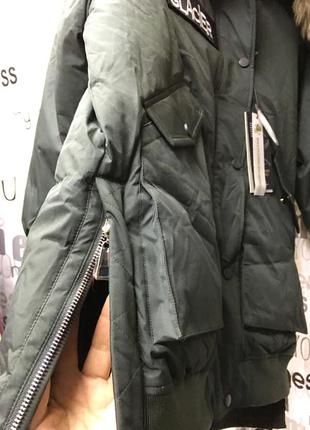 Куртка женская, пуховик натуральный, парка с мехом, италия, бренд4 фото
