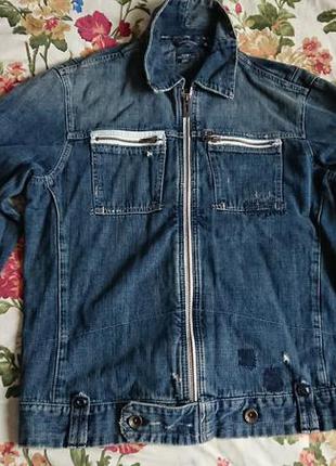 Брендова фірмова джинсова куртка g-star raw 70's western jacket,оригінал.1 фото