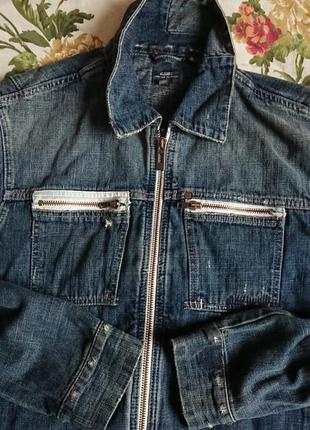 Брендова фірмова джинсова куртка g-star raw 70's western jacket,оригінал.6 фото