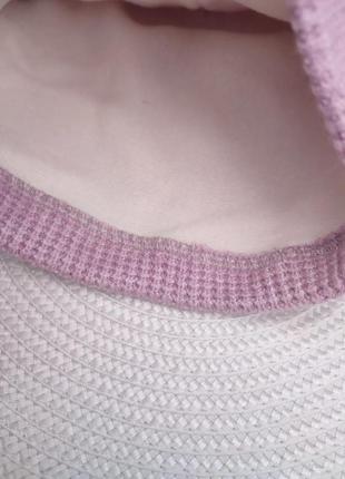 Шапочка на флисовой подкладке шапка для девочек светло-сиреневого цвета5 фото