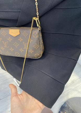 Оригинальная сумочка клатч канва моноограмма louis vuitton5 фото