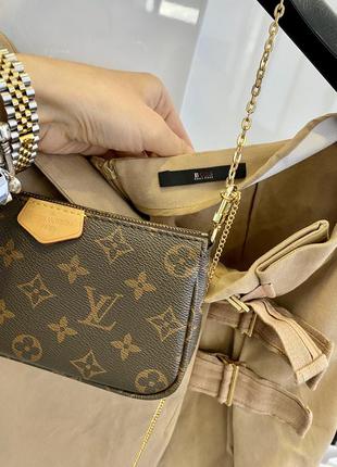 Оригинальная сумочка клатч канва моноограмма louis vuitton9 фото