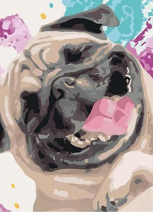 Картины по номерам "любимый весельчак-2" 30х30 см - кно4162