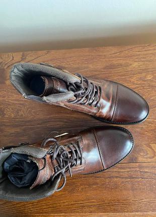 Черевики ботинки  jack&jones (art.  12140938) brown stone7 фото