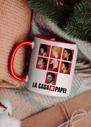 Чашка la casa de papel