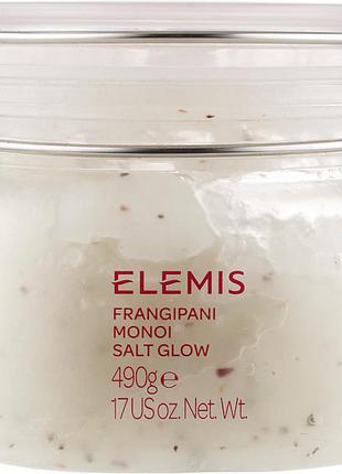Сольовий скраб для тіла франжіпані моноі elemis frangipani monoi salt glow 490g