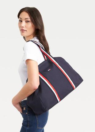 Большая женская сумка tommy hilfiger. оригинал.7 фото