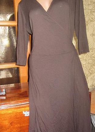 Халат-платье шоколадного цвета redherring