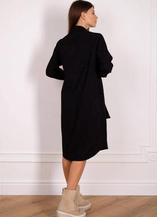 Сукня-сорочка nenka 3027-c05 m чорний4 фото
