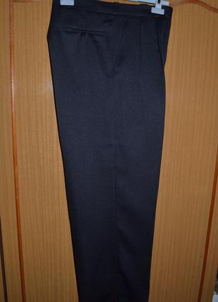 Класичні костюмні брюки чоловічі фірми ambra чорні 52 розміру