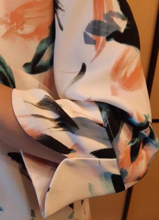 Сукня в акварельний квітковий принт marks & spencer7 фото