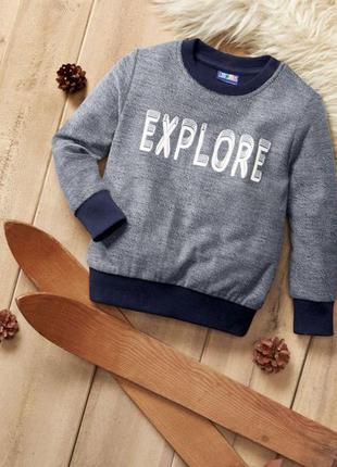 1-2 года свитшот для мальчика джемпер реглан свитерок кофта свитер трикотаж кофточка улица дом садик2 фото