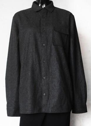 Теплая мужская рубашка cos шерсть кашемир