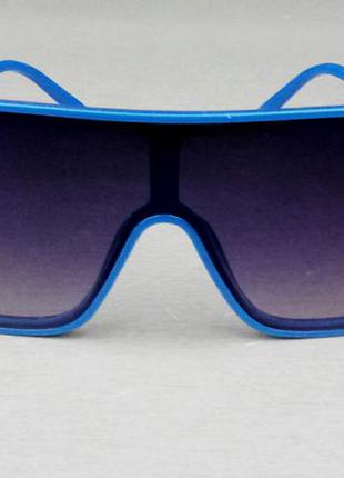 Louis vuitton стильные очки маска унисекс синие с зеркальным напылением2 фото