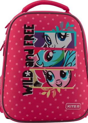 Каркасний рюкзак kite my little pony для дівчаток ранець шкільний