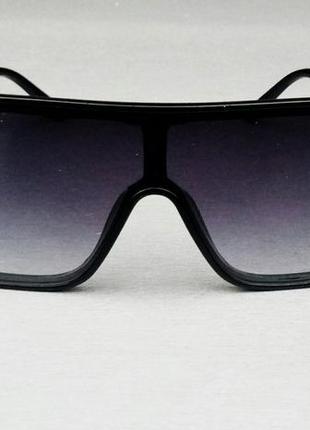 Louis vuitton стильные солнцезащитные очки маска унисекс чёрные с градиентом2 фото