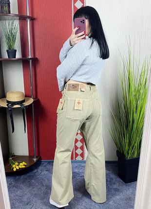 Вельветовые джинсы в винтажном стиле винтаж кльош lee cooper +size