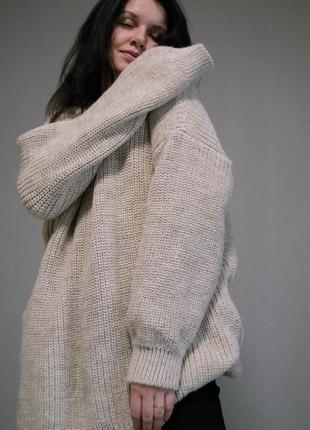 Теплий светр-сукня5 фото