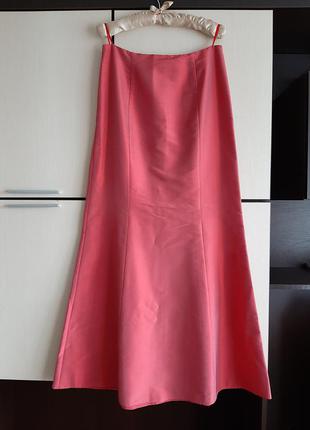 Шелковая длинная юбка vera mont