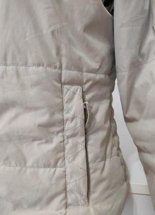 Женская курточка edc крем брюле теплая лыжная зимняя куртка лижна беж утеплённая жіноча тепла лижна5 фото