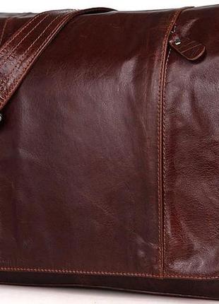 Сумка мужская vintage 14453 коричневая