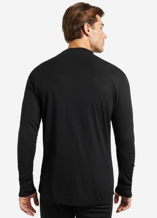 Термобелье мужское на флисе теплое норвежское черное, термобілизна чоловіча