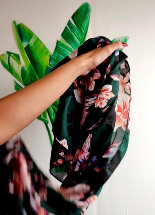 Яркий шёлковый платок/шарф c&a3 фото