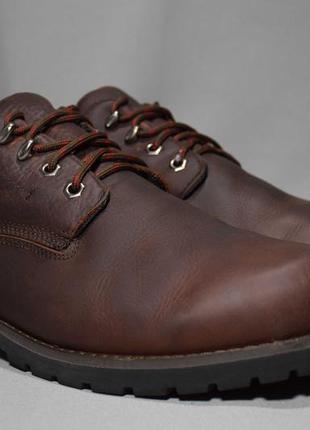 M&s waterproof туфли ботинки мужские кожаные непромокаемые. оригинал. 46 р./31 см.2 фото