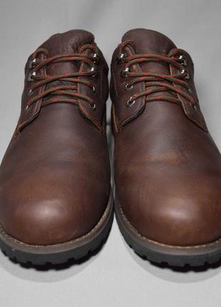 M&s waterproof туфли ботинки мужские кожаные непромокаемые. оригинал. 46 р./31 см.4 фото