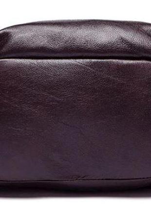 Рюкзак vintage 14714 кожаный сливовый4 фото