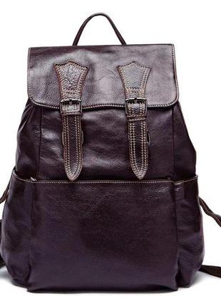 Рюкзак vintage 14714 кожаный сливовый