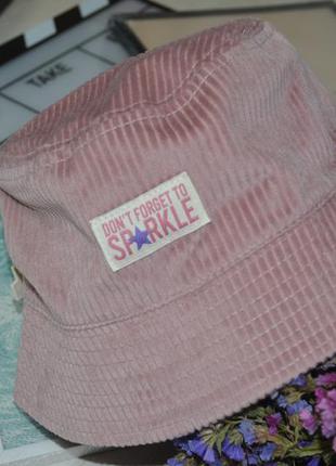 Новая фирменная детская шапка панамка панама с нашивкой lc waikiki вайкики пудра5 фото