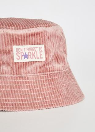 Новая фирменная детская шапка панамка панама с нашивкой lc waikiki вайкики пудра