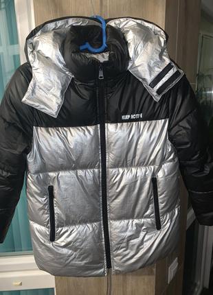 Зимняя куртка на мальчика zara, 140 см