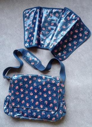 Набір для мами і малюка: сумка (можна на коляску) + килимок cath kingston.