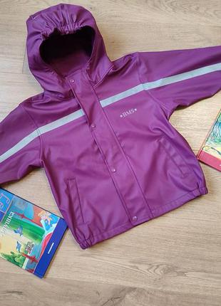 Дождевик, куртка фиолетовый 4 года. bms
