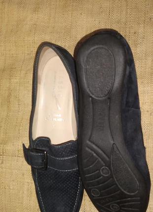 8р-28 см туфли замша синие hassia3 фото