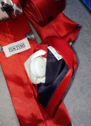 Комплект музыкальных галстуков новогодний принт (4 шт)7 фото