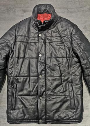 Кожаная зимняя куртка offset5 фото