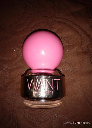 Духи want dsquared2 pink ginger