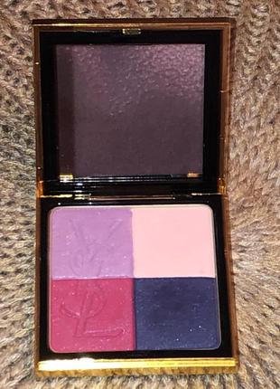 Палетка теней для век yves saint laurent vinyl candy palette 4 colour harmony for eyes