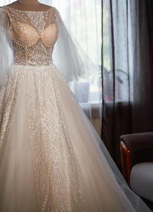 Oksana mukha \ оксана муха. весільна сукня. модель eos. свадебное платье.