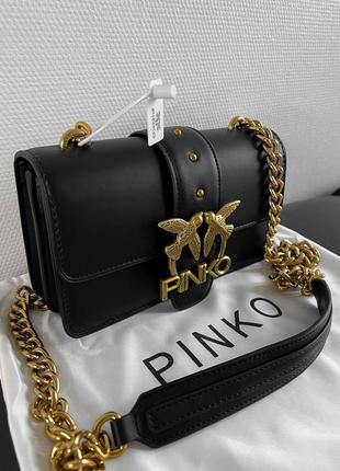 Брендовая черная шикарная сумочка с золотой цепью відомий бренд жіноча чорна шикарна сумка2 фото
