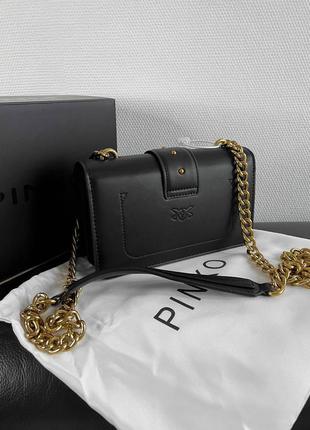 Брендовая черная шикарная сумочка с золотой цепью відомий бренд жіноча чорна шикарна сумка5 фото