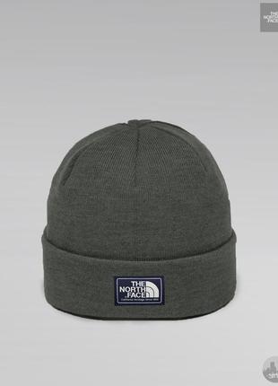 Шикарна шапка унісекс зимова тнф the north face classic beanie