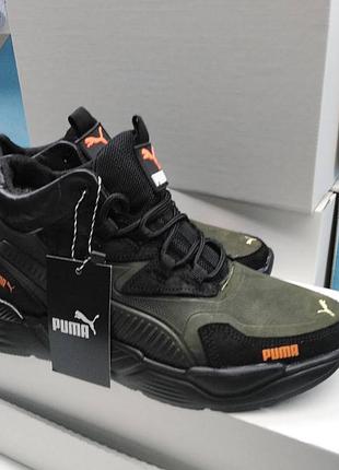 Ботинки/кроссовки натуральная кожа puma