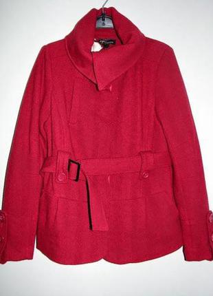 Червоне пальто anna scott1 фото